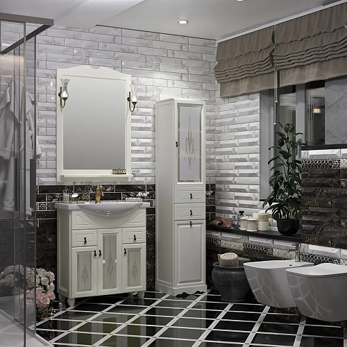 Тумба под раковину Opadiris Тибет 75 00-00002839 слоновая кость Тумба под раковину Opadiris Тибет 75 00-00002839 слоновая кость