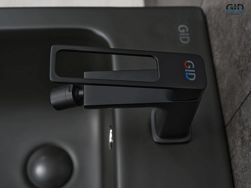 Смеситель для биде Gid Niagara L057-BM-B L057BMB черный матовый Смеситель для биде Gid Niagara L057-BM-B L057BMB черный матовый