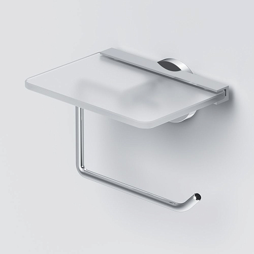 Держатель туалетной бумаги AM.PM X-Joy A85A341500 с полкой, хром Держатель туалетной бумаги AM.PM X-Joy A85A341500 с полкой, хром