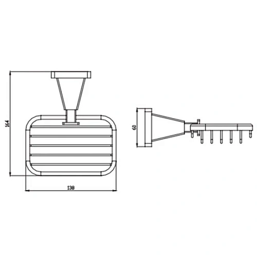 Мыльница Kaiser Moderne KH-1034(металл) хром из нержавеющей стали Мыльница Kaiser Moderne KH-1034(металл) хром из нержавеющей стали