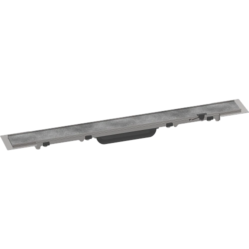 Решетка для водоотводящего желоба Hansgrohe RainDrain Rock, 60 см, укорачиваемая, для облицовки плитку 56029000. Решетка для водоотводящего желоба Hansgrohe RainDrain Rock, 60 см, укорачиваемая, для облицовки плитку 56029000.