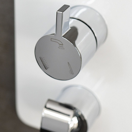 Душевая система Lemark Melange LM4922CW встраиваемая, хром/белый Душевая система Lemark Melange LM4922CW встраиваемая, хром/белый