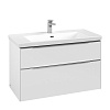 Картинка анонса товара «тумба под раковину villeroy &amp; boch subway 3.0 pure white / pure white c57000vf»