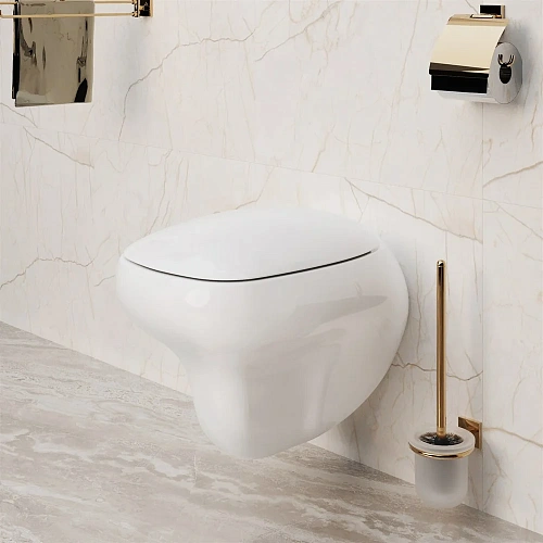 Крышка-сиденье Ambassador Diamond 122T20001 (толстое) белое Крышка-сиденье Ambassador Diamond 122T20001 (толстое) белое