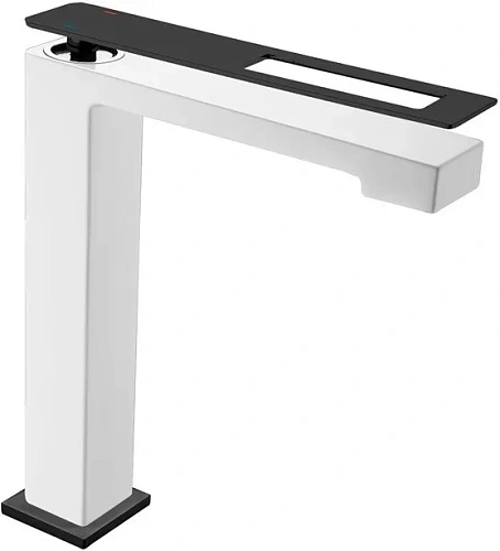 Смеситель для раковины Boheme Q 142-WB.2 White Black.2 Смеситель для раковины Boheme Q 142-WB.2 White Black.2