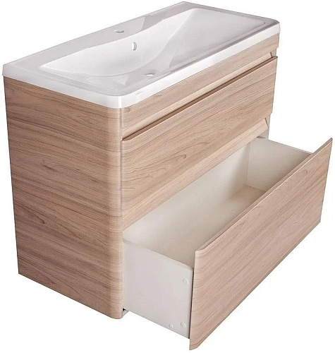 Тумба под раковину Style Line Атлантика 80, Люкс ясень перламутр, PLUS ЛС-00000684 Тумба под раковину Style Line Атлантика 80, Люкс ясень перламутр, PLUS ЛС-00000684