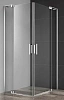 Душевой уголок CEZARES SLIDER-A-2-80/90-C-Cr 80-90x80-90см стекло прозрачное, профиль хром