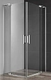 Душевой уголок CEZARES SLIDER-A-2-80/90-C-Cr 80-90x80-90см стекло прозрачное, профиль хром Душевой уголок CEZARES SLIDER-A-2-80/90-C-Cr 80-90x80-90см стекло прозрачное, профиль хром