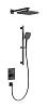 Душевая система ARROW AG3733SHMB-1 встроенная с термостатом черный