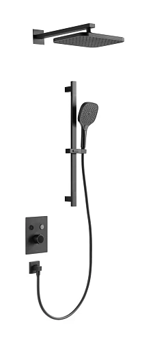 Душевая система ARROW AG3733SHMB-1 встроенная с термостатом черный Душевая система ARROW AG3733SHMB-1 встроенная с термостатом черный