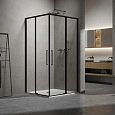 Душевой уголок Vincea Slim 8mm VSS-6SL900CLB, 900x900, черный, стекло прозрачное Душевой уголок Vincea Slim 8mm VSS-6SL900CLB, 900x900, черный, стекло прозрачное