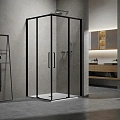 Душевой уголок Vincea Slim 8mm VSS-6SL9010CLB, 1000x900, черный, стекло прозрачное Душевой уголок Vincea Slim 8mm VSS-6SL9010CLB, 1000x900, черный, стекло прозрачное