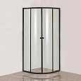 Душевой уголок DIWO Смоленск SM01-100TB/G 100х100, профиль черный 555824 Душевой уголок DIWO Смоленск SM01-100TB/G 100х100, профиль черный 555824