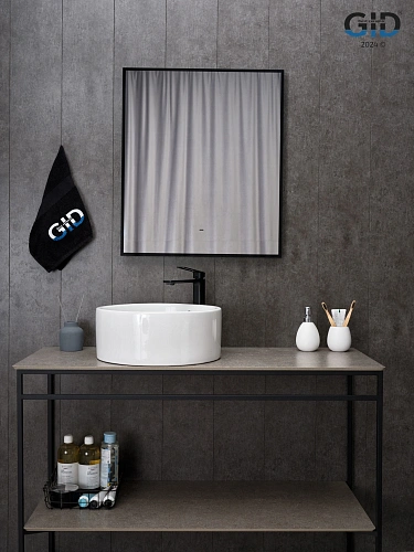 Раковина Gid N9130 51212 накладная белая 41.5x41.5x16.5 Раковина Gid N9130 51212 накладная белая 41.5x41.5x16.5