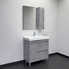 Тумба с раковиной Comforty Осло-80Н 00-00012959 бетон светлый раковина Fest 80 F01 Тумба с раковиной Comforty Осло-80Н 00-00012959 бетон светлый раковина Fest 80 F01