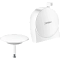 Верхняя часть слив-перелива Hansgrohe Exafill S 58117700 на ванну, с набором воды, матовый белый Верхняя часть слив-перелива Hansgrohe Exafill S 58117700 на ванну, с набором воды, матовый белый