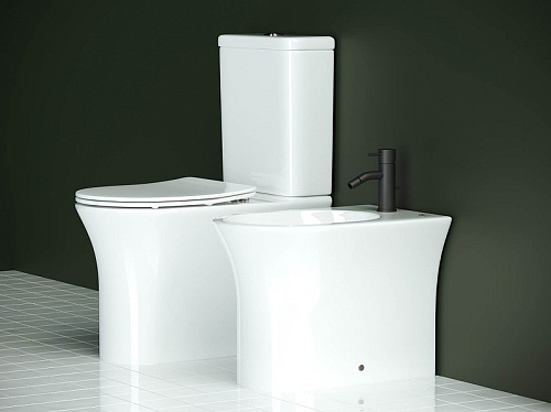 Чаша напольного унитаза Ceramica Nova STAR Rimless CN1904-B белый с сиденьем Чаша напольного унитаза Ceramica Nova STAR Rimless CN1904-B белый с сиденьем