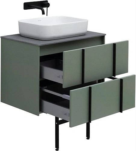 Тумба под раковину Allen Brau Reality 70 1.32004.CGM олива матовый Тумба под раковину Allen Brau Reality 70 1.32004.CGM олива матовый