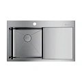 Кухонная мойка Omoikiri Akisame 86-IN-L нерж.сталь/нержавеющая сталь 4993760 Кухонная мойка Omoikiri Akisame 86-IN-L нерж.сталь/нержавеющая сталь 4993760