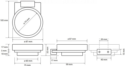 Мыльница Bemeta GALLA 108108020 Мыльница Bemeta GALLA 108108020