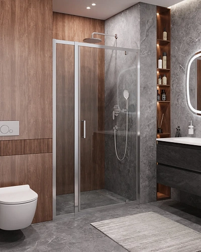 Душевая дверь CEZARES MOLVENO-BA-11-80+30-C-Cr-IV 110 см Душевая дверь CEZARES MOLVENO-BA-11-80+30-C-Cr-IV 110 см