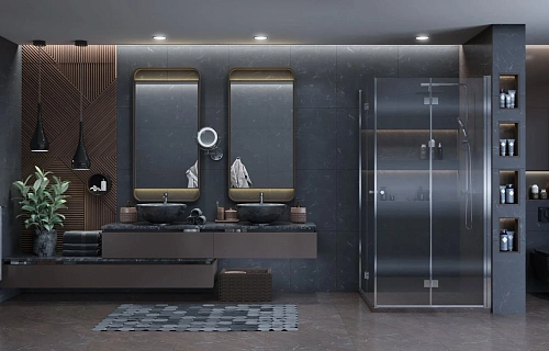 Душевой уголок Ambassador Diamond 12011109 (900x900x2000) Душевой уголок Ambassador Diamond 12011109 (900x900x2000)