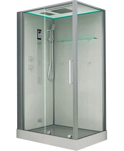 Душевая кабина Timo Premium HELMA (90x120x220) H-520R-T-CH/C стульчик прозрачный Душевая кабина Timo Premium HELMA (90x120x220) H-520R-T-CH/C стульчик прозрачный