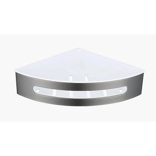 Полка Raglo R340.01.09 угловая 205x205x55мм графит Полка Raglo R340.01.09 угловая 205x205x55мм графит