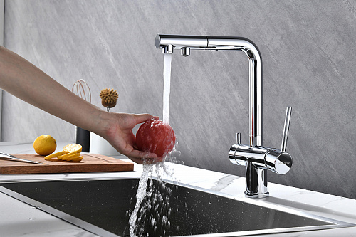 Смеситель для кухни Paulmark SERPENTINE хром Se213222-CR Смеситель для кухни Paulmark SERPENTINE хром Se213222-CR