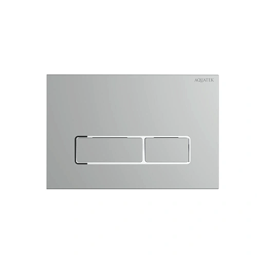 Клавиша смыва Aquatek KDI-0000063 HC хром матовый ободок хром Клавиша смыва Aquatek KDI-0000063 HC хром матовый ободок хром