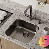 Кухонная мойка IDDIS Mat (MAT44GMi77) нержавеющая сталь, графит, 446x446 Кухонная мойка IDDIS Mat (MAT44GMi77) нержавеющая сталь, графит, 446x446