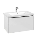 Тумба под раковину Villeroy & Boch Subway 3.0 с подсветкой Brilliant White / Brilliant White C573L0V C573L0VE Тумба под раковину Villeroy & Boch Subway 3.0 с подсветкой Brilliant White / Brilliant White C573L0V C573L0VE