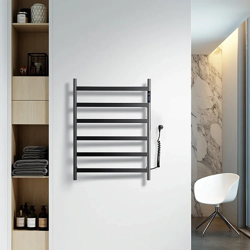 Полотенцесушитель электрический Wonzon & Woghand черный матовый (WW-A405-MB) Полотенцесушитель электрический Wonzon & Woghand черный матовый (WW-A405-MB)