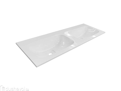 Раковина Эстет Barcelona 120 silk ФР-00017782 1200х450 2 чаши, накладная Раковина Эстет Barcelona 120 silk ФР-00017782 1200х450 2 чаши, накладная