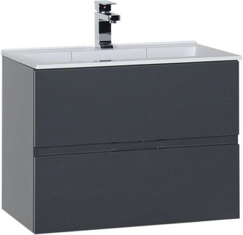 Тумба под раковину Aquanet Алвита 70 серый антрацит 00183992 Тумба под раковину Aquanet Алвита 70 серый антрацит 00183992