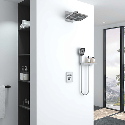 Душевая система Vincea Inspire VSFW-3I21MT4RCH встраиваемый, термостатический, двухрежимный, хром Душевая система Vincea Inspire VSFW-3I21MT4RCH встраиваемый, термостатический, двухрежимный, хром