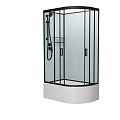 Душевая кабина Frank F412/2L М Black без крыши черный профиль матовое стекло 120x80 20075 Душевая кабина Frank F412/2L М Black без крыши черный профиль матовое стекло 120x80 20075