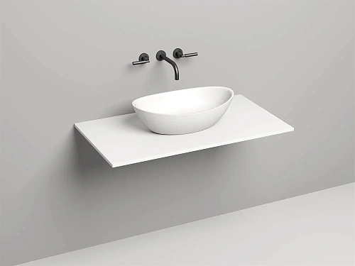 Столешница Salini Costa 1000х500 в цвете по RAL 200122MF S-Stone Столешница Salini Costa 1000х500 в цвете по RAL 200122MF S-Stone