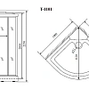 Душевая кабина Timo STANDART T-6601 S Silver 100x100 Душевая кабина Timo STANDART T-6601 S Silver 100x100