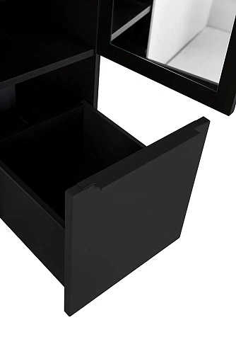 Шкаф-пенал CEZARES PREMIUM 55502 Nero opaco подвесной, реверсивный Шкаф-пенал CEZARES PREMIUM 55502 Nero opaco подвесной, реверсивный