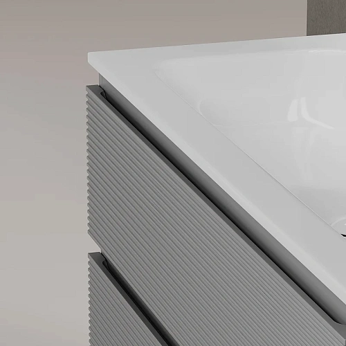 Тумба под раковину Sancos Folk FL120ES 1195х445х500 Ergraut soft, подвесная Тумба под раковину Sancos Folk FL120ES 1195х445х500 Ergraut soft, подвесная