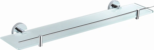 Полка Wonzon & Woghand стеклянная, хром (WW-8127) Полка Wonzon & Woghand стеклянная, хром (WW-8127)