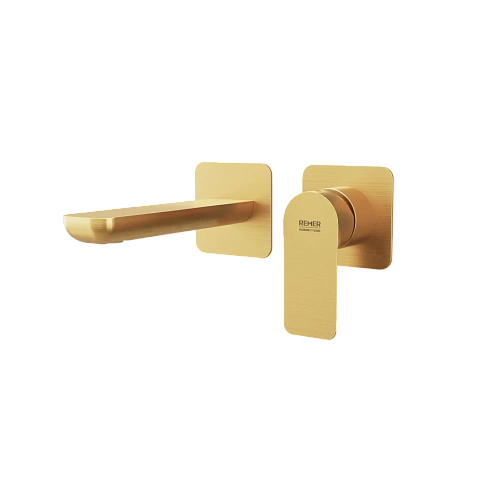 Смеситель для раковины Remer Infinity I15PBG, золото брашированное Смеситель для раковины Remer Infinity I15PBG, золото брашированное