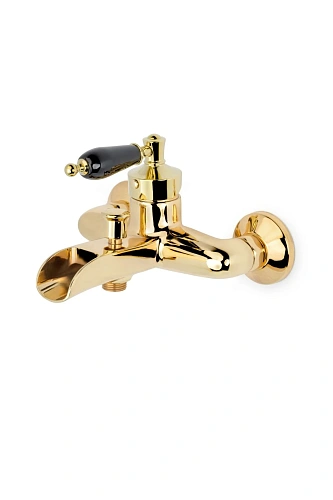 Смеситель для ванны Boheme Vogue золото с черной керамикой 213-BLC золото Смеситель для ванны Boheme Vogue золото с черной керамикой 213-BLC золото