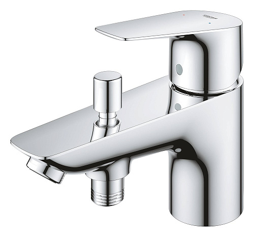 Смеситель на борт ванны GROHE BauEdge, монтаж на 1 отверстие, хром (23562001) Смеситель на борт ванны GROHE BauEdge, монтаж на 1 отверстие, хром (23562001)