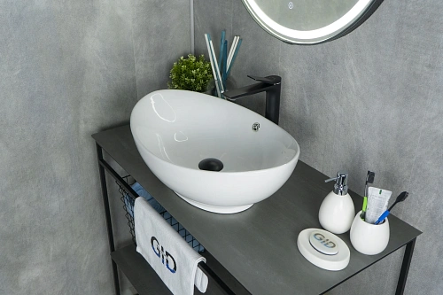 Раковина Gid N9019 51108 накладная белая 60x37x19 Раковина Gid N9019 51108 накладная белая 60x37x19