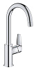 Картинка анонса товара «смеситель для раковины grohe bauedge с ограничителем температуры и нажимным донным клапаном, размер  23911001»