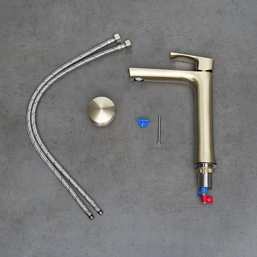 Смеситель для раковины Lemark Ursus LM7209BL, черный Смеситель для раковины Lemark Ursus LM7209BL, черный