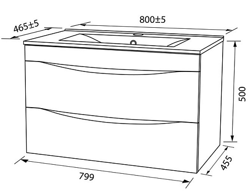 Тумба с раковиной IDDIS Cloud 80 подвесная белая (CLO80W0i95K) Тумба с раковиной IDDIS Cloud 80 подвесная белая (CLO80W0i95K)