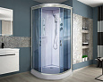 Душевая кабина Niagara NG-116-15T (90х90х215) низкий поддон (15 см) стекло тонированное, профиль хро Душевая кабина Niagara NG-116-15T (90х90х215) низкий поддон (15 см) стекло тонированное, профиль хро